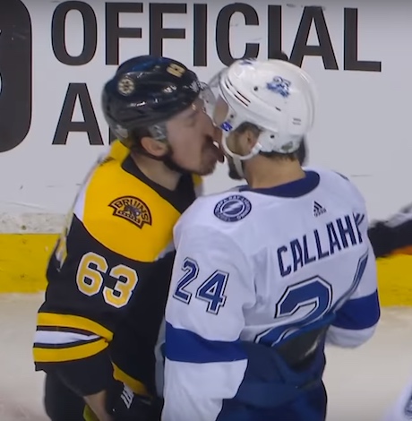 The NHL reportedly asked the Bruins to tell Brad Marchand to quit licking  people
