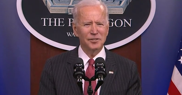 Biden Name-checks LGBTQ Service Members In Pentagon Speech