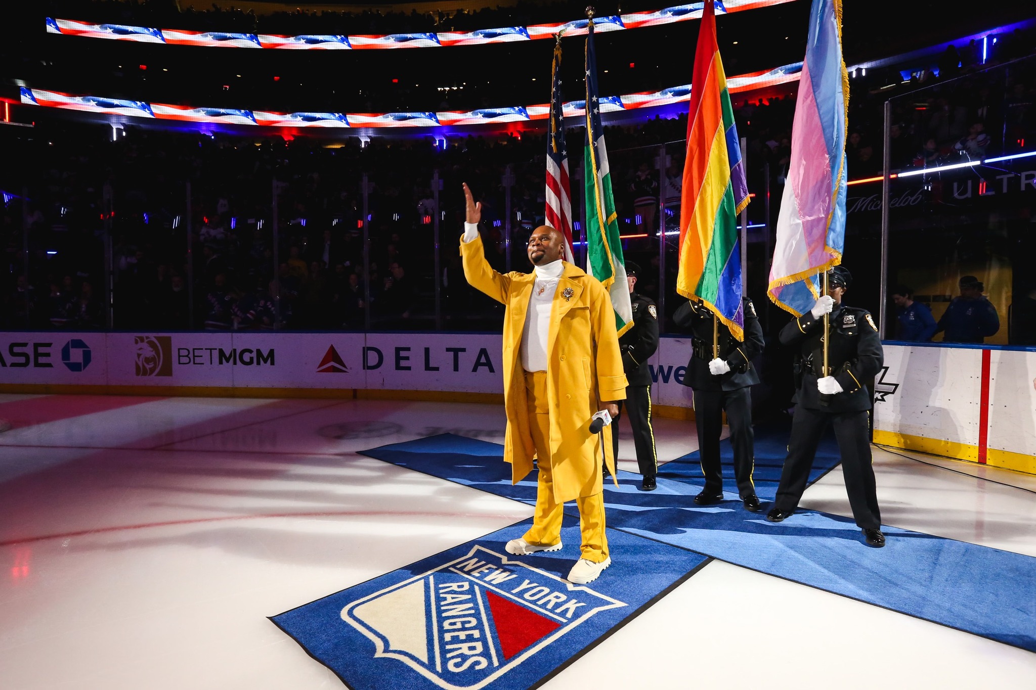 New York Rangers forgo Pride jerseys and stick tape for team Pride night