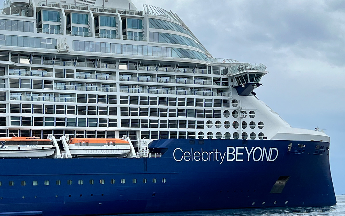 Celebrity BEYOND transatlantic cruise: Setting sail